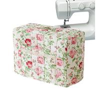 con Asa Y Bolsillo Estampado Floral Vintage De Viaje para Máquina De Coser, De Transporte para Máquina De Coser | Protectora A Prueba De Polvo para Casa De Bricolaje Trabajos