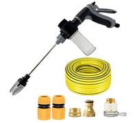 Con Boquilla Para Manguera De Jardín, Control De Agarre Cómodo, 1 Pieza, Pistolas De Agua Para Lavado De Autos, A Presión, Uso Multifuncional, Para Propietarios De Viviendas, Limpieza