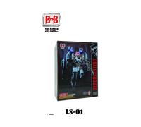 (Con caja de venta al por menor) Juguete de transformación Nitro Zeus Black Mamba LS-01 BMB LS01 KO
