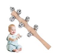 Con Cascabeles Campanillas Madera Navideño Mano Cascabeles Sonajero Trineo | Instrumento De Trineo Con Campanas, Instrumentos Musicales, Navidad Para Niños Pequeños Y Niñas, Jardín De Infantes, Ho
