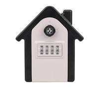 Con cerradura fuerte de combinación de 4 dígitos, la mejor caja de seguridad resistente a la intemperie for exteriores, for interiores, exteriores, hogar, oficina, garaje, escuela, gimnasio(Grey)