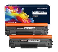 【Con chip】Nestink W1420X W142X 2000 páginas Tonr 142A 1420A compatible con HP Laserjet MFP M140W Tonr Laserjet MFP M110W M140 M110 M139 M139W no funciona con impresoras H P+ (con modelo E), 2 unidades