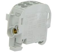 Con cierre en H. 25 mm2, 1 polo, 400 V, gris, 2 x 25 mm2 y 2 x 16 mm2