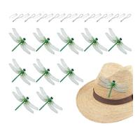 con Clips - Decorativa Realista de jardín - Los Dispositivos Ahuyentadores de Moscas,para Jardinerías, Patios, Yards, Balcones, Terrazas, Traspatios, Parques, Exteriores, Afueras