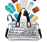 , con compartimento impermeable mochila | Ligera Trolley Viaje Weekend,para Hombre y Mujer, Gimnasio, Fitness, Deportes, Natación, Yoga, Negocios, Traslado Trabajo, plateado, Consulte la