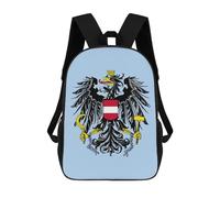 con Compartimento Mochila De Viaje Escudo De Armas De Austria Águilas De Viena Mochilas Escolares Estampado Tipo Casual Bolsas para Trabajo, Mujeres, Hombres, 42X32X14Cm