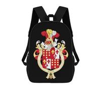 con Compartimento Mochilas Escolares Escudo De Armas De Oswald Enrique López Arellano Mochilas Instituto Diaria Bolso Mochilas para Gimnasio, Trabajo, Mujeres, 42X32X14Cm