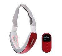 con control remoto Máquina de estiramiento facial de luz roja y luz azul, Máquina de rostro en V, para mujeres Belleza Doble mentón Levantamiento firme de rostro en V Adelgazamiento