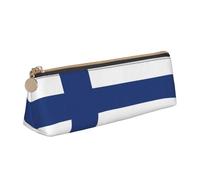 con Cremallera Estuche para Bolígrafos Bandera de Finlandia Estuche Multifuncional Organizador para Lápices Estudiantes Hombre
