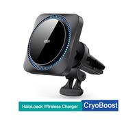 (Con CryoBoost) Cargador magnético para coche ESR para iPhone 14, 13 y 12 Pro Max con ventilador CryoBoost