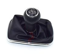 Con cubierta a prueba de polvo de 23 mm de repuesto para Volkswagen para Golf 4 IV MK4 para GTI R32 para Bora para Jetta 1999-2004 perilla de palanca de cambios (color: B 5 velocidades) (E 5