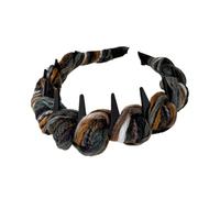 con dientes para mujer, peine antideslizante, 1 pieza, aro antideslizante para el pelo, diadema envuelta en, cobertura cómoda, para mujeres, adolescentes, niñas, maquillaje, estilo