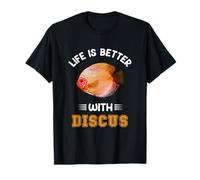Con Discus Aquarium Discus Fish, la vida es mejor Camiseta