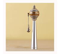 con el transductor budista, Rueda de Oración Rueda de Oración Tibetana Budista Tibetano Om Mani Padme Hum Funcionamiento Mini Rueda de Oración de Mano con Mantra Scroll (Color : 2) (Color : 3)