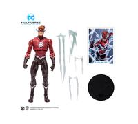 (Con embalaje al por menor) McFarlane DC the Flash Wally West figuras articuladas en miniatura de juguete 17cm