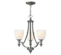Con Estilo Araña de Cristal Ø51cm Pantalla 3x E27 Comedor Salón Lámpara Colgante