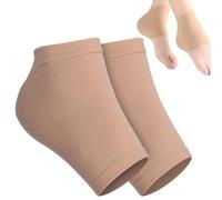 Con gel de talón, hidratante para la piel | Foot Spa Hidratar calcetín | Calcetín de punta abierta cómodo para tacones rotos a secos pies secos durante la noche de cuidado del pie