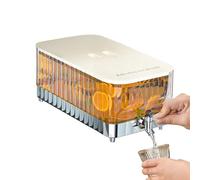 con Grifo con Capacidad de 5,3L. Jarra de Agua para Nevera con Dispensador. Recipiente de Bebidas para Frigorífico. Dispensador de Agua con Grifo