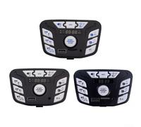 Con interruptor eléctrico Control central Coche Niños Ajuste de música Pantalla de potencia Reproductor de velocidad Compatible con Jr1927mz 24v (JR1927M-Z 24V negro)