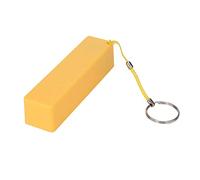 Con Key External Portable Power Charger Battery Bank 18650 Chain Backup 18650 Charger 18650 Cargador para baterías de iones de litio, amarillo, Talla única