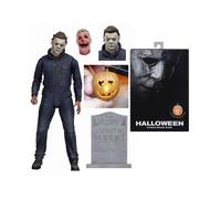 (Con LED, sin caja) Figura de Michael Myers Halloween UltimateToy con muñeco LED juguete de regalo de Navidad