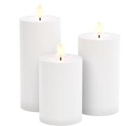 con mando a distancia/velas eléctricas de exterior/llama parpadeante realista/decoración/función temporizador/vela LED sin llama/funcionan con pilas + Duracell - Pilas de botón de litio 2025 de 3 V