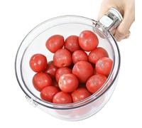 Con Mango Antideslizante Multifuncional - Lavavajillas y Frutas | Para Cocina Camping Snacks Fresa Tomate Sandía