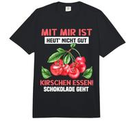 con mí es Hoy ´ Nicht gut Kirschen Essen! El Chocolate va Comfort Colors Adult Heavyweight T-Shirt