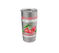 Con mí es hoy ´ nicht gut Kirschen Essen! El chocolate va Vaso térmico de acero inoxidable de doble pared
