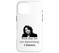 con Miedo por Nuestra Democracia, disenso Sonia Sotomayor Meme Carcasa para iPhone 16 Pro MAX