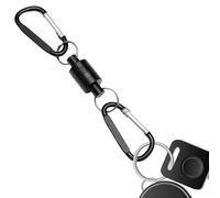 con Mosca Hebilla Magnética - Llavero Portátil del Carabiner | Shelme de aluminio de rechazo magnético ligero para la con Mosca Mintilar al aire libre Missing Miss Rope