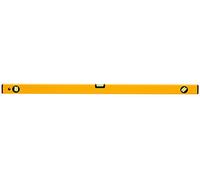 CON:P CP735100 - Nivel de aluminio (tamaño: 100cm) | Tres niveles horizontal, vertical y giratorio. Precisión de medición de posición normal +/- 1,0 mm/m. Diseño amarillo robusto