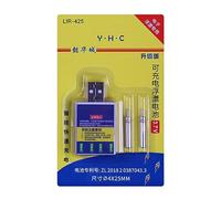 Con pilas CR425 de alta capacidad, botón electrónico de brillo nocturno, pin de 3,7 V, para una hora de pesca prolongada, con cargador de alimentación para dispositivos flotadores de pesca