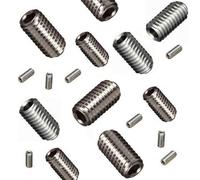 Con punta prisionera tornillo prisionero de Jennie whitham (, 40 unidades) 6 mm Longitud de la, hilos de llaves varios modelos, M3, M4, M5 y M6. A2 acero inoxidable/enrosca con llave Allen de Allen con punta prisionera/juego de tornillos de alta resistencia. Consulta la descripción del producto para una total embalaje