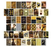 CON*QUEST Conquest Journals - Kit de collage de pared de Harry Potter Hufflepuff, 10 x 15 cm, impresiones artísticas oficiales de The Wizarding World