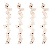 con*Quest Journals Harry Potter - Decoración Oficial de Letras flotantes de Hogwarts, 40 Tarjetas de Carta y Cuerda de Nailon para Colgar, decoración del hogar, con Licencia Oficial (40 Piezas, 4