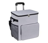 con Ruedas Bolsa Térmica Blanda | Carrito de Viaje Impermeable con Asa Bolsa Aislada 35L para Jardín Playa Compras Acampada al Aire Libre