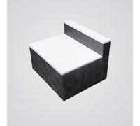 CON SABOR A HUMO FUEGO Y HUMO Sofá Modular de Polímero para Exterior, Resistente al Agua, Ecológico, Sin Herramientas, Personalizable, 31.5 kg