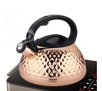 Con Silbido De Acero Inoxidable - Dimensiones Del Producto 21x20 Cm, Compatible Con Cocina De Inducción, Estufa Eléctrica De Cerámica | Equipo A Prueba De Calor Grande De La Bebida De La Famili