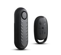 Con sistema antirrobo remoto para puerta de garaje de motocicleta eléctrica, 110 dB, sensibilidad ajustable, impermeable, accesorios de seguridad para el hogar