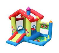 con soplador, Bolsa de Transporte, estacas y Kit reparación, cojín Aire, Piscina Juguete, trampolín Inflable for el hogar Grande