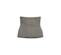 Con-ta Calentador de cuerpo, calentador de riñones de algodón y elastano, protección de riñones, ropa interior para la región lumbar y la espalda para Mujer (Gris Jaspeado, Paquete de 1, M)