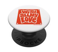 Con todo mi amor PopSockets PopGrip Adhesivo