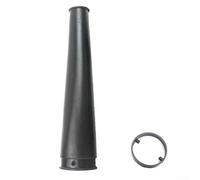 Con tubo colector de plástico negro más soplador de aire eléctrico, accesorios de repuesto de hebilla para plumero de aire comprimido