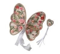 Con Varita Mágica A Juego Para Bebés Niña En Encaje Con Bordado Opción Múltiples Colores Para Imágenes Que Toman Ángel Encaje Bordado Para Niños