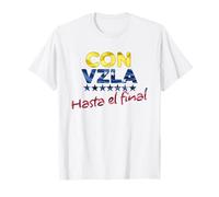 Con Venezuela Hasta el Final María Corina Machado Edmundo Camiseta