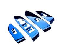 Con Volante A La Izquierda Embellecedor Decorativo Para El Panel De Interruptores De Las Ventanas Para Mazda CX-5 2017 2018 2019 2020 HLWXMDZ(Blue)