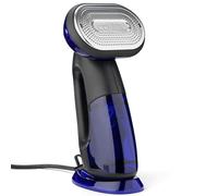 Conair GS108E Plancha de Vapor Vertical y Horizontal Steam & Iron Turbo 2 in 1, Vaporizador de Ropa, 1840 W, Elimina el 99,9% de las bacterías, Ideal para viajes y hogar