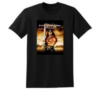 Conan The Barbarian T Shirt 1982 bluray DVD Poster tee Black L