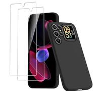 CONAPIKA Funda para OUKITEL C62/C62 Pro con 2 protectores de pantalla de vidrio templado, TPU flexible suave al tacto, ultrafina, a prueba de golpes, antiarañazos, resistente funda protectora de